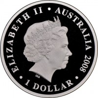 ELIZABETH II. AUSTRALIA. 1 DOLLAR. IRB.