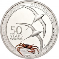 CHRISTMAS ISLAND AUSTRALIAN TERRITORY. 50 YEARS 1958 TO 2008. SB P.