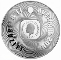 ELIZABETH II AUSTRALIA 2008. GEORGIVS V D.G.BRITT:OMN:REX. 1921.