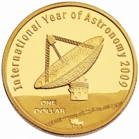 INTERNATIONAL YEAR OF ASTRONOMY 2009. ONE DOLLAR.