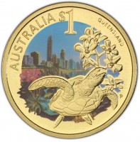 AUSTRALIA $1. QUEENSLAND. P EM.