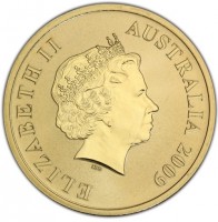Aluminium Bronze coin Australia KM# 1098 ELIZABETH II. AUSTRALIA 2009. IRB.