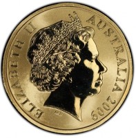 Aluminium Bronze coin Australia KM# 1656 ELIZABETH II. AUSTRALIA 2009. IRB.