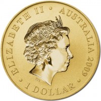 Aluminium Bronze coin Australia ELIZABETH II. AUSTRALIA 2009. 1 DOLLAR. IRB.