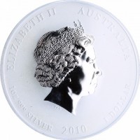 Silver coin Australia KM# 1317a ELIZABETH II AUSTRALIA. IRB. 1oz 999 SILVER 2009 1 DOLLAR.