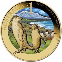 AUSTRALIA $1. HEARD ISLAND & MCDONALD ISLANDS. P RV.