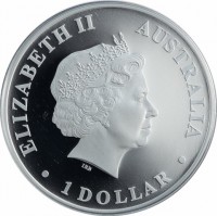 ELIZABETH II. AUSTRALIA 1 DOLLAR. IRB.