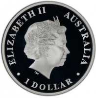 ELIZABETH II. AUSTRALIA. 1 DOLLAR. IRB.