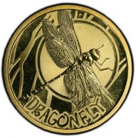 Aluminium Bronze coin Australia KM# 1444 DRAGONFLY. P. EM.