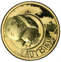 Aluminium Bronze coin Australia KM# 1446 LADYBIRD. P. EM.