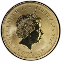 Aluminium Bronze coin Australia KM# 1490 ELIZABETH II. AUSTRALIA 2010. IRB.