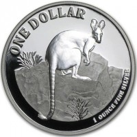 Silver coin Australia KM# 1758 ONE DOLLAR. 1 OUNCE FINE SILVER.