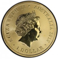 Aluminium Bronze coin Australia ELIZABETH II. AUSTRALIA 2010. 1 DOLLAR. IRB.