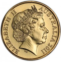 Aluminium Bronze coin Australia KM# 1503 ELIZABETH II. AUSTRALIA 2011. IRB.