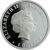 ELIZABETH II. AUSTRALIA. 1 DOLLAR. IRB.