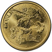 Aluminium Bronze coin Australia KM# 1582 GOBLIN. TV. P.