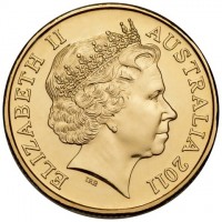 Aluminium Bronze coin Australia KM# 1644 ELIZABETH II. AUSTRALIA 2011. IRB.