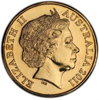 Aluminium Bronze coin Australia KM# 1645 ELIZABETH II. AUSTRALIA 2011. IRB.