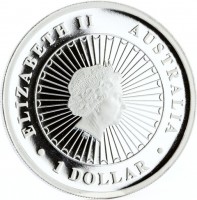 ELIZABETH II. AUSTRALIA 2012. 1 DOLLAR. IRB.