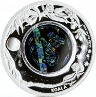 2012 1 oz 999 SILVER. P. KOALA.