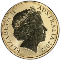 Aluminium Bronze coin Australia KM# 1745 ELIZABETH II. AUSTRALIA 2012. IRB.