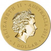 Aluminium Bronze coin Australia KM# 1822 ELIZABETH II. AUSTRALIA. 1 DOLLAR. IRB.