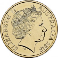 Aluminium Bronze coin Australia KM# 1968 ELIZABETH II. AUSTRALIA 2013. IRB.