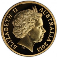 ELIZABETH II. AUSTRALIA 2013. IRB.