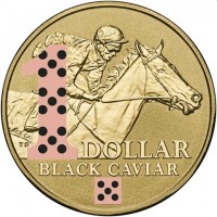 1 DOLLAR. TD. BLACK CAVIAR.