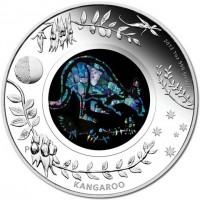 2013 1 oz 999 SILVER. P. KANGAROO.