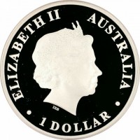 ELIZABETH II. AUSTRALIA. 1 DOLLAR. IRB.