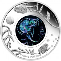 Silver coin Australia KM# 2062 2013 1 oz 999 SILVER. P. PYGMY POSSUM.
