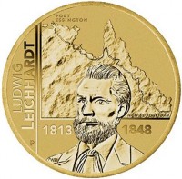 Aluminium Bronze coin Australia KM# 2069 LUDWIG LEICHHARDT. PORT ESSINGTON. MORETON BAY. 1813 1847. P. WR.