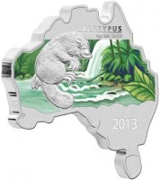 PLATYPUS. 1 oz999 SILVER. 2013. P.
