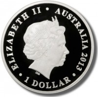 ELIZABETH II. AUSTRALIA. 1 DOLLAR. IRB.