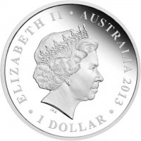 ELIZABETH II. AUSTRALIA. 1 DOLLAR. IRB.