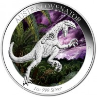 Silver coin Australia KM# 2896 AUSTRALOVENATOR. P. TV. 1oz 999 Silver.