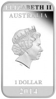 ELIZABETH II. AUSTRALIA. 1 DOLLAR. 2014. IRB.