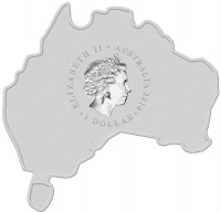 Silver coin Australia KM# 2914 ELIZABETH II. AUSTRALIA 2012. 1 DOLLAR. IRB.