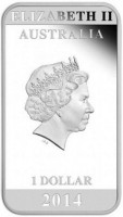 ELIZABETH II. AUSTRALIA. 1 DOLLAR. 2014. IRB.