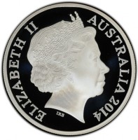 ELIZABETH II. AUSTRALIA 2014. IRB.