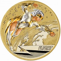 Aluminium Bronze coin Australia KM# 2931 P. FLIGHT. TV.