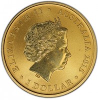 ELIZABETH II. AUSTRALIA 2014. 1 DOLLAR. IRB.