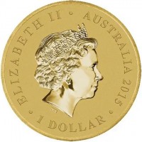 ELIZABETH II. AUSTRALIA 2015. 1 DOLLAR. IRB.