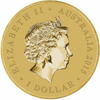 ELIZABETH II. AUSTRALIA 2015. 1 DOLLAR. IRB.