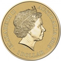ELIZABETH II. AUSTRALIA 2015. 1 DOLLAR. IRB.