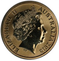 Aluminium Bronze coin Australia KM# 3073.1 ELIZABETH II. AUSTRALIA 2014. IRB.