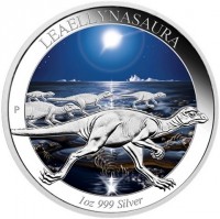 LEAELLYNASAURA. P. TV. 1oz 999 Silver.