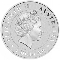 Silver coin Australia KM# 3085 ELIZABETH II. AUSTRALIA 2015. 1 DOLLAR. IRB.