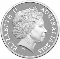 ELIZABETH II. AUSTRALIA 2015. IRB.
